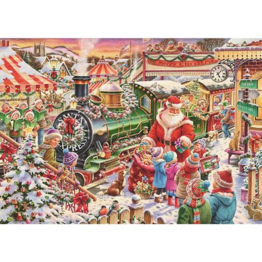 Uitdelende kerstman Diamond Painting