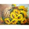 Mand zonnebloemen - Diamond Painting