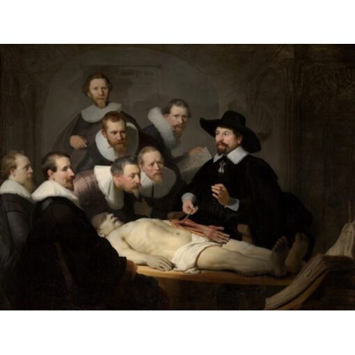 De anatomische les van Dr. Nicolaes Tulp Diamond Painting