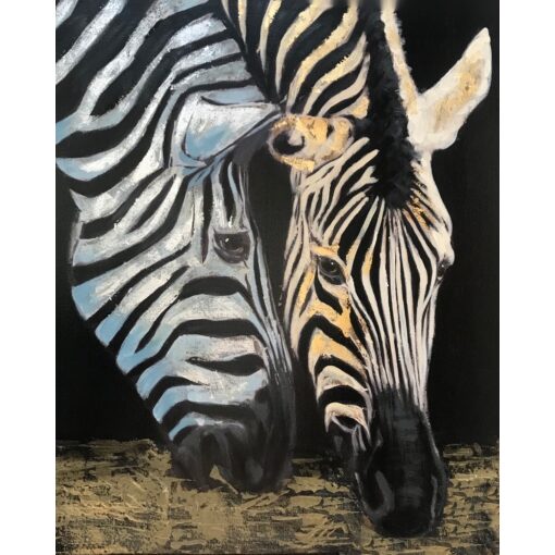 Zebra koppel Diamond Painting