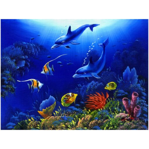 Onderwaterwereld Diamond Painting