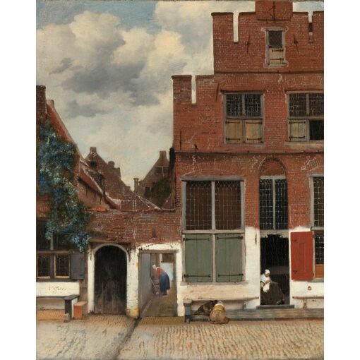 Het straatje van Vermeer Diamond Painting