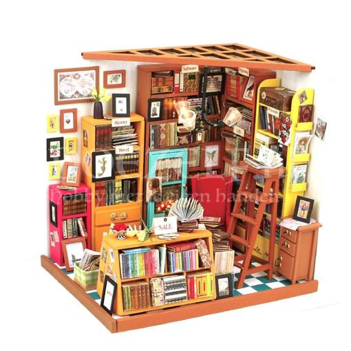 Sams studeerkamer miniatuurhuisje