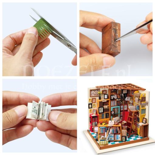 Sams studeerkamer miniatuurhuisje