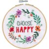 Choose Happy borduurring (pakket)