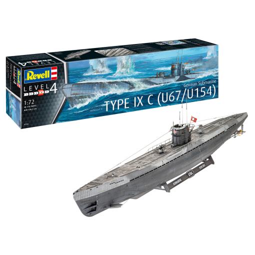 Revell German Submarine Type IX C U67/U