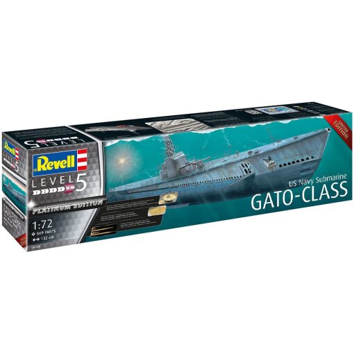 Revell US Navy Submarine GATO-CLASS Platinum Edition