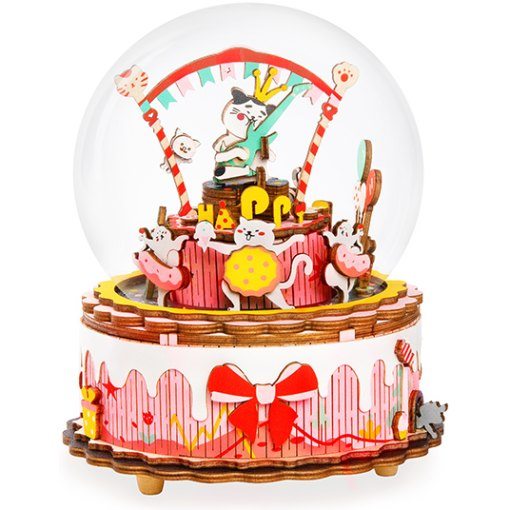 The Birthday song muziekdoos bouwpakket (AM42) music box