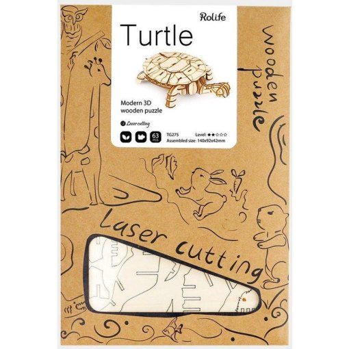 Schildpad houten bouwpakket