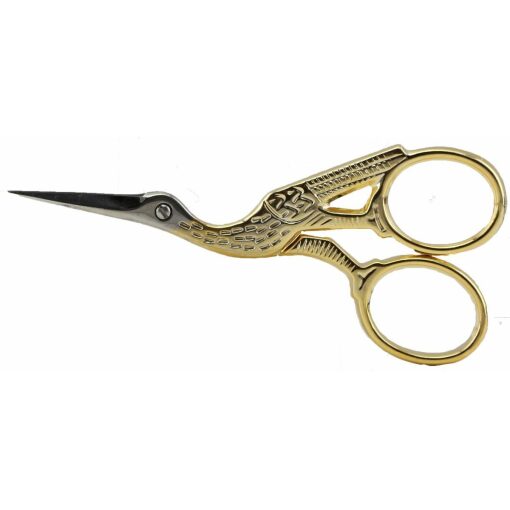 Ooievaarschaar verguld 3.5 Inch (9cm.)