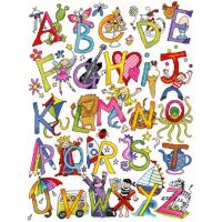 Alphabet Fun borduren (pakket)