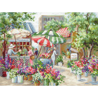 Leti Stitch Flower Market borduren (pakket)