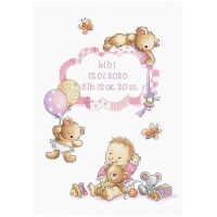 Leti Stitch It's a girl! borduren (pakket)