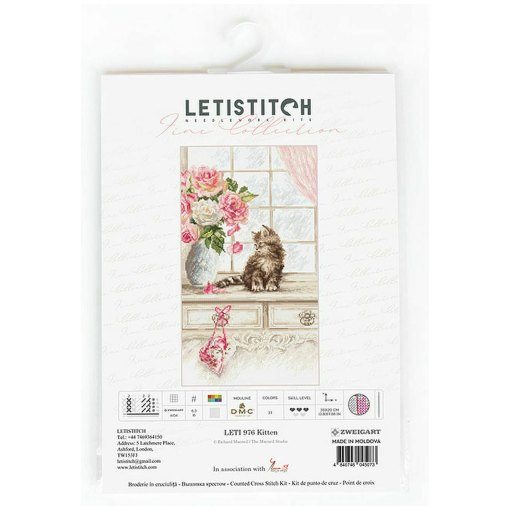 Leti Stitch Kitten borduren (pakket)