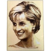 Vervaco Queen of Hearts borduren (pakket) Lady Diana