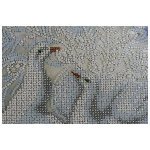 Abris Art White Happiness Kralen borduurpakket