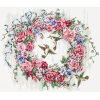 Leti Stitch Kolibi Krans Hummingbird Wreath borduren (pakket)