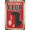 Gentlemens Club muurplaat Diamond Painting