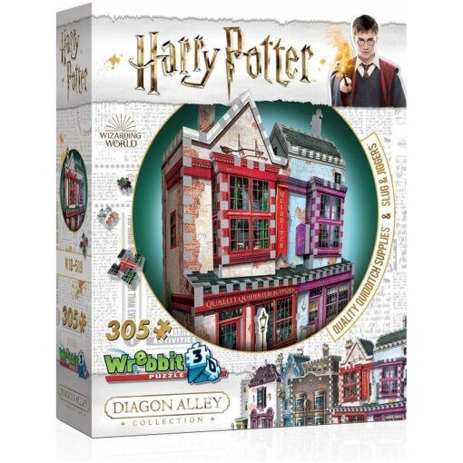 Wrebbit Harry Potter Quality Quidditch Supplies & Slug & Jiggers (305) 3D Puzzel