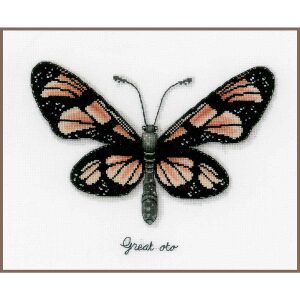 Vervaco Oranje Vlinder La Maison Victor borduren (pakket) PN-0165401