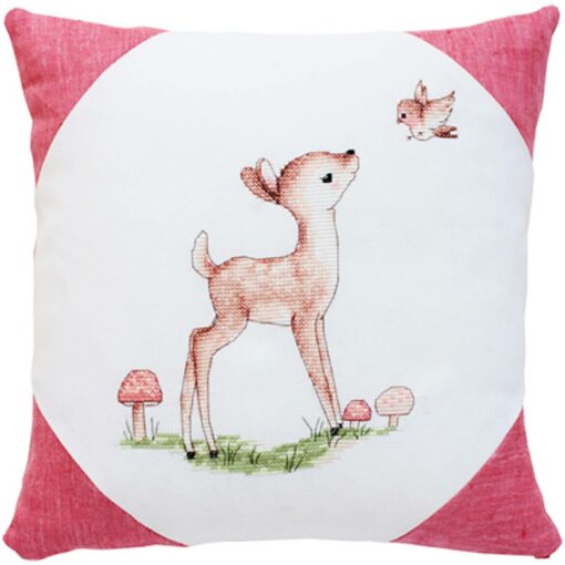 Luca-S Little Deer Borduurkussen PB-118
