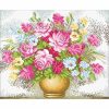 Needleart World Vase of Flowers voorbedrukt borduren (pakket) 440-008