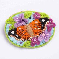 Hawthorn Vlinder Broche Viltpakket