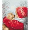 Leti Stitch Christmas Hugs borduren (pakket) L8019