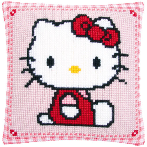 Vervaco Hello Kitty Kruissteekkussen pakket PN-0147565