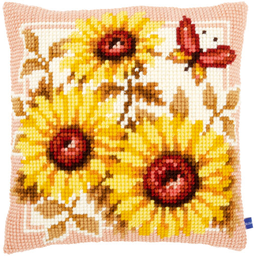 Vervaco Zonnebloemen Kruissteekkussen pakket PN-0147040