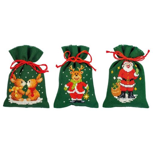 Vervaco Kerst kruidenzakjes set van 3 borduren (pakket) PN-0152334