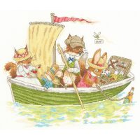 Bothy Threads Simon Taylor-Kielty Ahoy There! borduren (pakket) **