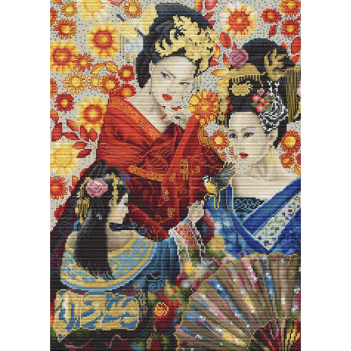 Leti Stitch Geisha Song Leti Stitch borduren (pakket) L8018