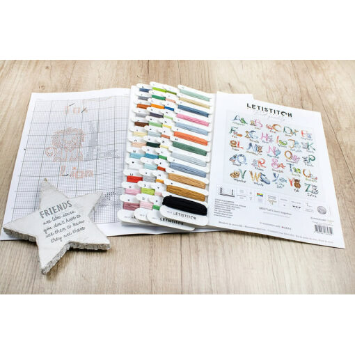 Leti Stitch Let's Learn Together Leti Stitch borduren (pakket) L8027