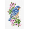 Luca-S Blue Bird on the Branch borduren (pakket) B1198