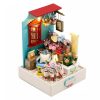 Hongda Flower Leisure Time Miniatuur huisje + Stofkap