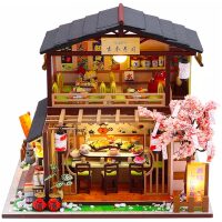 Hongda Gibbon Sushi Miniatuur huisje