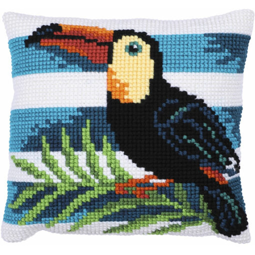 Needleart World Toucan Journey Kruissteekkussen pakket