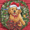 Leti Stitch Christmas Puppy borduren (pakket) L8053