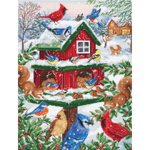 Luca-S Blissful Bird Feeder borduurpakket B2417