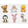 Luca-S Friends 2 6 stuks borduurrpakket JK039