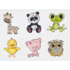 Luca-S Friends 3 6 stuks borduurrpakket JK040