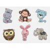 Luca-S Friends 4 6 stuks borduurrpakket JK041