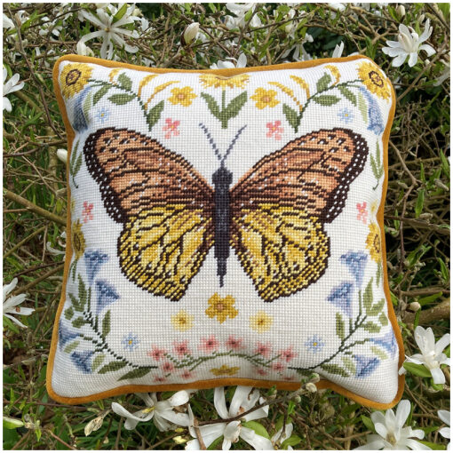 Bothy Threads Jade Mosinski Botanical Butterfly Tapestry borduren (pakket)