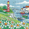 Heritage Crafts Daisy Shore borduren (pakket) 1520A