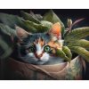 Katje in bloempot diamond painting