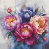 Luca-S The King of Flowers borduren (pakket) B7027