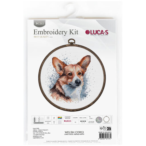 Luca-S Welsh Corgi borduren (pakket) BC212