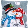 Vervaco Kruissteekkussen kit Sneeuwmannen PN-0190826
