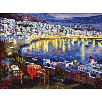 Needleart World Night Watching voorbedrukt borduren (pakket)